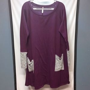 Long sleeve casual dress